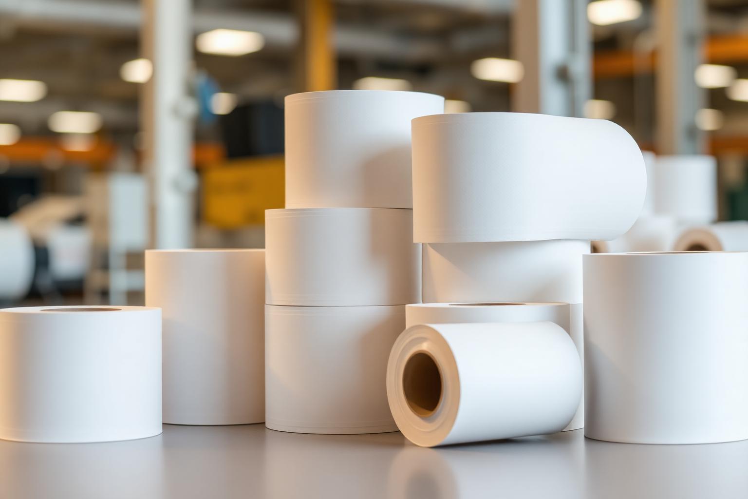Rollos de papel térmico y fiscal